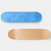 Blauw abstract patroon persoonlijk skateboard (Horizontaal)