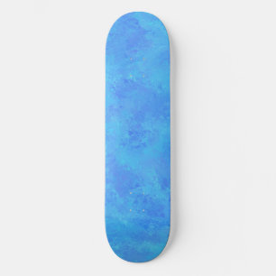 Blauw abstract patroon persoonlijk skateboard