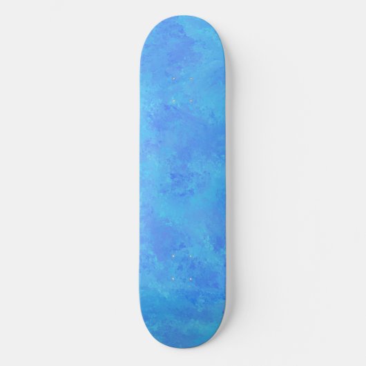 Blauw abstract patroon persoonlijk skateboard (Voorkant)