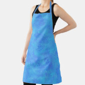 Blauw Abstract Patroon Schort (Insitu)