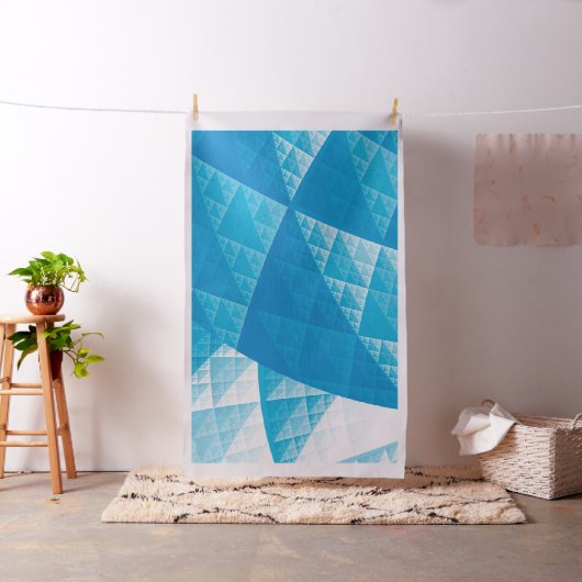 Blauw abstract patroon stof (Voorbeeld)