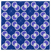 Blauw Abstract Patroon Stof (Close Up)