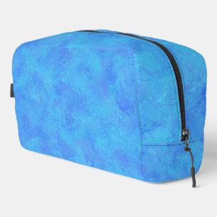 Blauw Abstract Patroon Toilettas Toilettasje