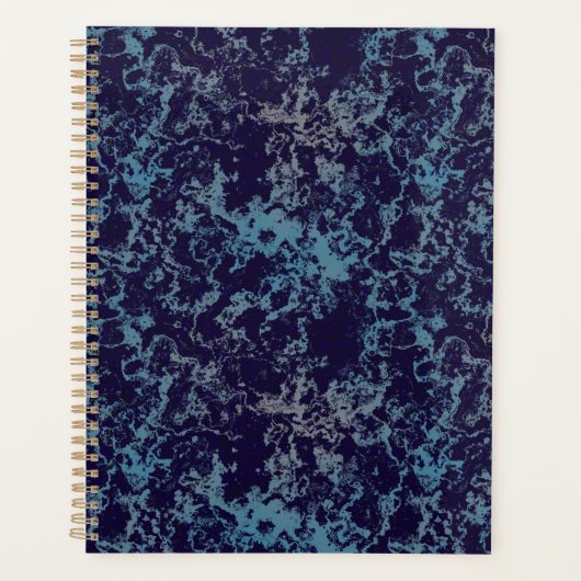 Blauw Abstract Planner (Voorkant)