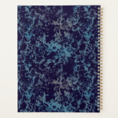 Blauw Abstract Planner (Achterkant)