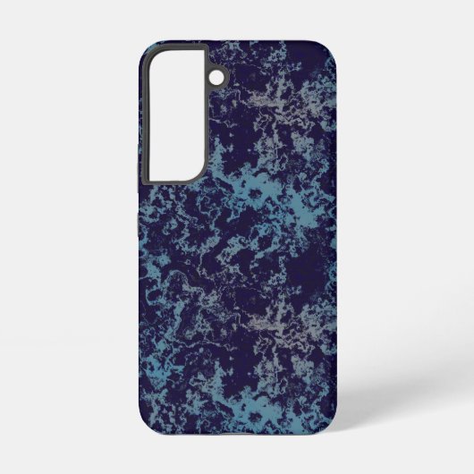 Blauw Abstract Samsung Galaxy Hoesje (Achterkant)