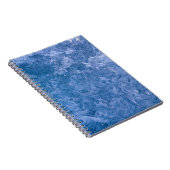 Blauw abstract schilderij notitieboek (Rechterzijde)