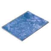 Blauw abstract schilderij notitieboek (Linkerzijde)