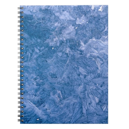 Blauw abstract schilderij notitieboek (Voorkant)