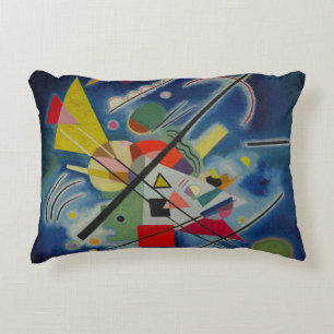 Blauw Abstract schilderij van Wassily Kandinsky Accent Kussen