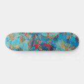 Blauw Abstract skateboard (Horizontaal)
