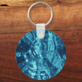 Blauw Abstract Sleutelhanger (Voorkant)