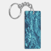 Blauw Abstract Sleutelhanger (Voorkant Links)