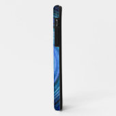 Blauw Abstract Spiral art 2 Case-Mate iPhone Case (Achterkant/links)