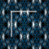 Blauw Abstract Stof (Delen)
