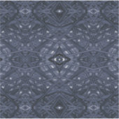 Blauw abstracte alcohol inkt kunst doolhof sticker (Voorkant)