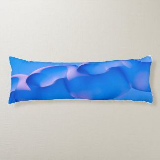 Blauw Abstracte Bubbel Patroon Moderne Decoratie K Lichaamskussen
