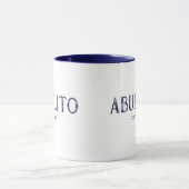 Blauw Abuelito Oprichtingsjaar Mok (Midden)