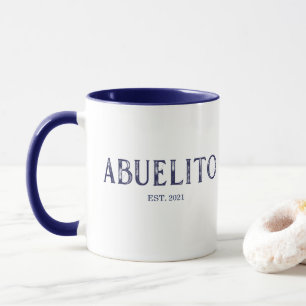 Blauw Abuelito Oprichtingsjaar Mok