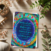 Blauw achter je Afstuderen Inspirivity Kaart