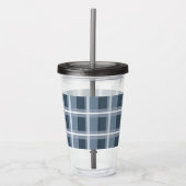 Blauw Acryl Drinkbeker (Voorkant)