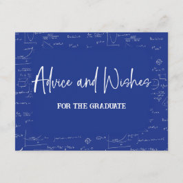 Blauw advies en wensen voor de Afstuderen Informatiekaartje