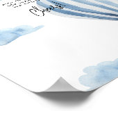 Blauw Aerostat - mama-osa bar Poster (Hoek)