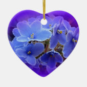 Blauw Afrikaans geweld aan te passen Keramisch Ornament (Voorkant)