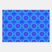 Blauw afrikaans inpakpapier vel (Voorkant 3)