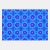 Blauw afrikaans inpakpapier vel (Voorkant 2)