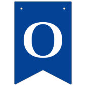 Blauw | Afstudeerder-inktvlaggen met vuurwerk Vlaggetjes (Derde vlag)