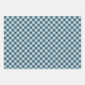 Blauw Afstudeerder Typografie Script Modern Inpakpapier Vel (Voorkant 2)