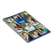 Blauw Afstuderen Foto Collage 2023 Afstuderen Gift Notitieboek (Rechterzijde)