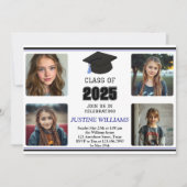 Blauw Afstuderen Kaart (Voorkant)