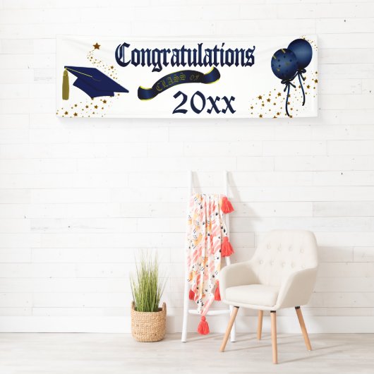 Blauw Afstuderen klasse banner (Insitu)