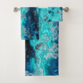Blauw Agate Bad Handdoek (Insitu)