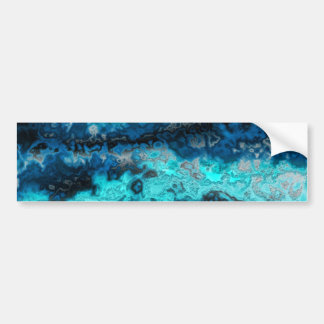 Blauw Agate Bumpersticker