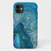 Blauw Agate Case-Mate iPhone Case (Achterkant)