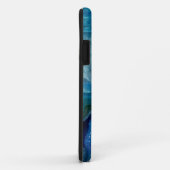 Blauw Agate Case-Mate iPhone Case (Achterkant/rechts)
