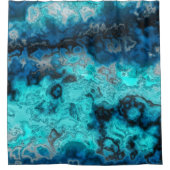 Blauw Agate Douchegordijn (Voorkant)