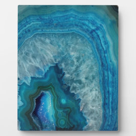 Blauw Agate Fotoplaat
