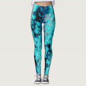 Blauw Agate Leggings (Voorkant)