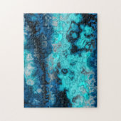 Blauw Agate Legpuzzel (Verticaal)