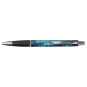 Blauw Agate Pen (Achterkant)
