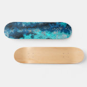 Blauw Agate Persoonlijk Skateboard (Horizontaal)