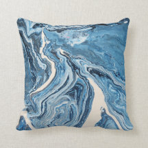 Blauw Agate Pillow