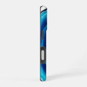 Blauw Agate Slice | ABSTRACT iPhone 16 Hoesje (Rechterkant)