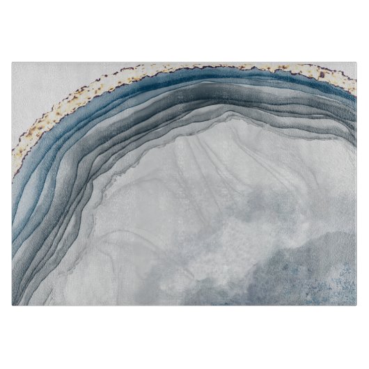 Blauw Agate Snijplank (Voorkant)