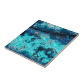 Blauw Agate Tegeltje (Zijkant)