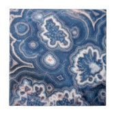 Blauw Agate Tegeltje (Voorkant)